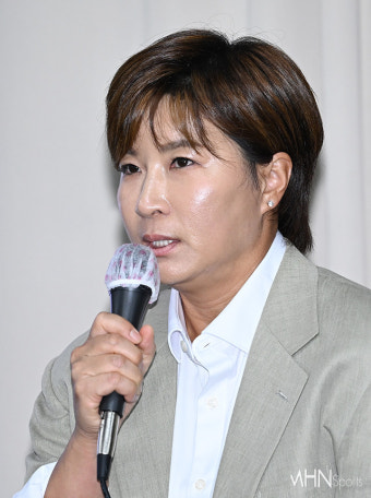 박세리 '부친 고소 관련 기자회견'