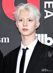 [mhn포토] 더보이즈 큐 화려한 탈색 헤어