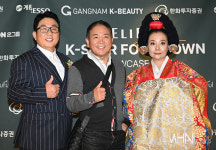 [포토] 김진덕 회장-이봉원-신비 K-스타 푸드 타운 행사 참석