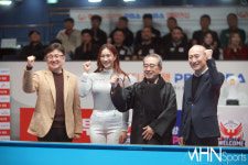 [mhn포토] 유현주가 PBA 당구장을 찾은 이유는