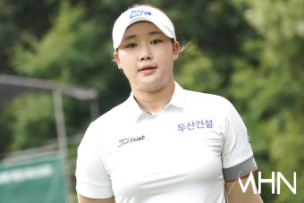 [mhn포토] 김민솔, 우승 앞으로