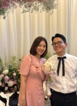 '노처녀' 한윤서, 김준호김지민 부케 받았다 