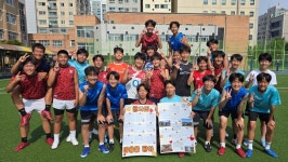 회장님, 멋진 럭비선수 될게요..부평중 럭비부, 최윤 회장에게 감사 손편지 전달 훈훈