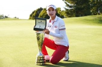 김효주, 행운의 빨간 바지 입고 에비앙 챔피언십 우승