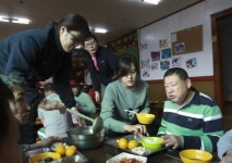 전인지-박현순, 점심식사 함께 도와요[포토엔]