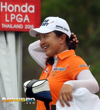 [포토엔]환하게 웃는 김세영, 미소 폭발(혼다 LPGA)