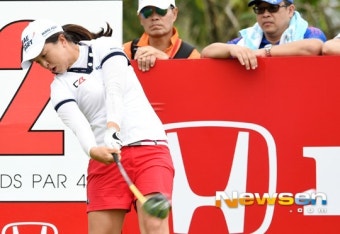 [포토엔]김세영 ‘온 힘을 다해’ (혼다 LPGA 타일랜드)