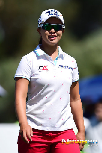 [포토엔]우승에 도전하는 김세영 ‘밝은미소’(LPGA ANA)