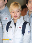 [포토엔]김보름 ‘카메라 앞 긴장된 모습’