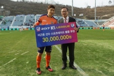 ‘기부천사’ 이근호, K3리그에 3000만원 상당 물품 후원