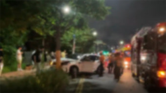 인천서 의식 잃은 대리기사가 몬 SUV 가로수 충돌…2명 부상