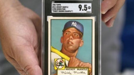 양키스 전설 맨틀 야구카드 169억원에 낙찰…스포츠 수집품 역대 최고가