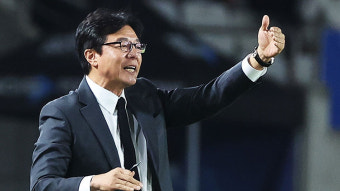 올림픽축구대표팀 황선홍 감독 
