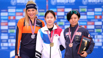 '포스트 이상화' 김민선, 빙속 월드컵 1차 500m 정상 등극