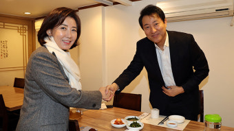 나경원, 오세훈과 만찬…