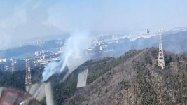 경기 화성에서 볏짚 태우다 야산에 불…1시간 30분 만에 진화