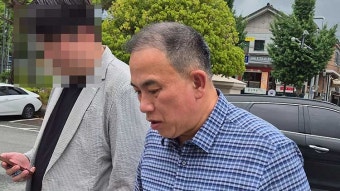 '조은희 의원 공천 개입 의혹' 경찰 출석 명태균, 의혹 부인