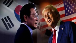 트럼프, 한미정상회담 언제하냐 질문에 
