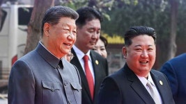 中 시진핑, 北 김정은에 답전…