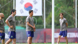 홍명보호 훈련장에 드론이…멕시코군 요원이 추락시켜 '경찰 수사'