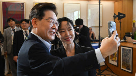李대통령, 영화인들 만나 