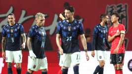 한국, 우루과이에 1-4 패…손흥민 A매치 58호 골로 차범근과 타이