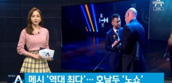 메시, FIFA 올해의 선수…라이벌 호날두, 시상식에 ‘노쇼’