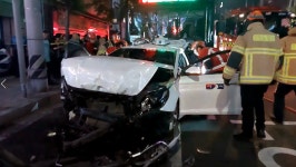 금천구 시흥동서 버스 2대·택시 추돌사고…5명 경상