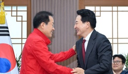 대구 서문시장 상인 부부, 원희룡 캠프 후원회장 맡는다