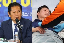 정청래, 안호영 병문안 “12일 단식했으니, 12일 입원하셔야”