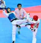 [인천 AG] 태권도, 이아름-조철호 금메달…금빛 행진 시작