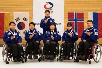 韓 휠체어컬링, 스위스 세계선수권 동메달 쾌거