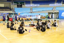 [ST&르포] 한국도로공사가 장애인 배구人과 화합‧소통하는 법