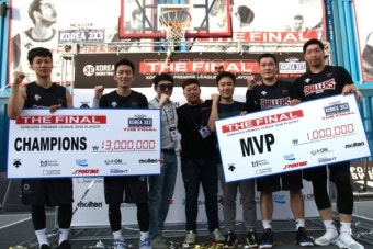 '김민섭 결승 득점' KOREA3X3 프리미어리그 파이널, ISE볼러스 우승