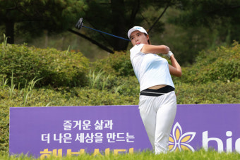 [포토] '하이원리조트 여자오픈 2022' 3라운드, 우승권 참피언 조
