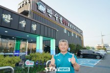 [STN포토]만수정 김민수 대표, 골프선수들을 항상 응원합니다