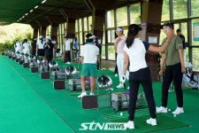 [STN포토]강원지역 골프 꿈나무 참여 프로그램 진행