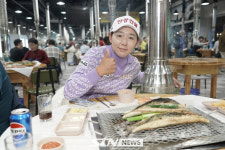 [STN포토]박보겸, 힘쎈 장어 먹고 또 우승할게요