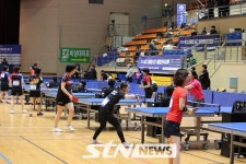 2024 탁구 디비전리그 종합대회 2일차 당진실내체육관에서 개최