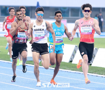 [포토] '은메달' 이재웅 '이 악물고 마지막까지!'