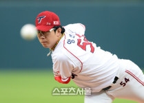 [SS포토]KIA 양현종, '로저스와의 맞대결에서 질 순 없다!'