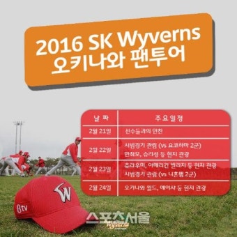SK, 오키나와 스프링캠프 팬 투어 참가자 모집