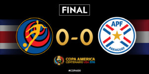 '헛심 공방전' 파라과이-코스타리카 0-0 무승부