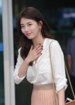 [SS스타일] 수지-민효린, 이 구역 청순여신의 공항패션