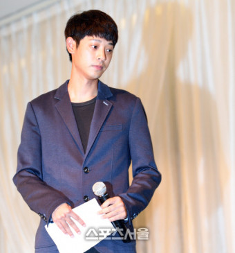 기자회견장 들어선 정준영, 질문은 받지않습니다! [SS포토]