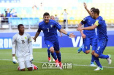 [SS포토]페널티킥 선제골로 앞서 나가는 이탈리아