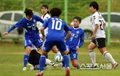 [SS포토] 여왕기  현대고와 동산정보산업고의 치열한 경합!