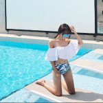 "우~" 백보람, 비키니 입고 요염 포즈 작렬