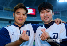 [창간특집] NC의 창간둥이 민 브라더스, 한국시리즈 우승 1면을 그리다