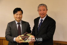 대한우슈협회 박창범 회장·위자이칭 IOC부위원장 만남 우슈 발전 협력 약속
